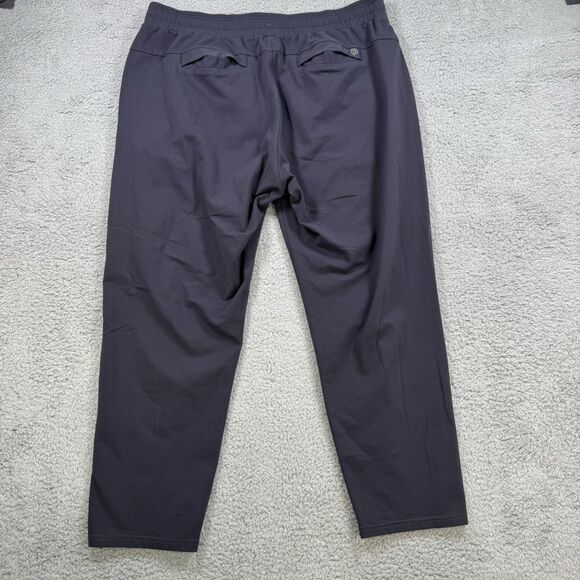 Public Rec Pants Mens 38x27 Blue Tapered Sweat Performance Athletic - Picture 7 of 12